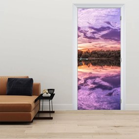 Fototapet pentru ușă - Cerul violet (95x205cm)