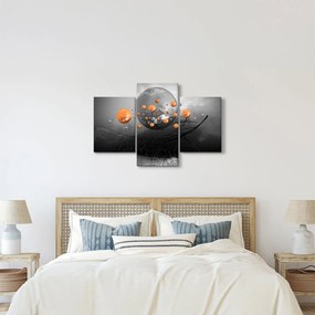 Tabloul cu bile portocalii (90x60 cm)