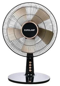 Ventilator de masă 40W/230V d. 35 cm negru/auriu