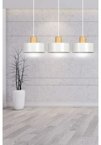 Lustră pe cablu TORIN 3xE27/15W/230V alb
