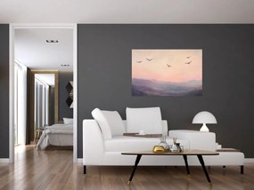 Tablou - Stol de păsări II. (90x60 cm)