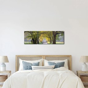 Tablou - Smoky Mountains, Gatlinburg, SUA (cu ceas) (90x30 cm)