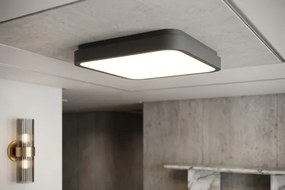 Brilagi - Plafonieră LED pentru baie ZENNA LED/24W/230V 34,5x34,5 cm IP44 finisaj antic