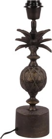 Lampă de masă din aluminiu, auriu, finisaj antichizat, 40 x 11 cm, „Aubusson”