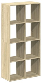 858023 vidaXL Bibliotecă/separator cameră stejar sonoma 69,5x29x137,5 cm lemn