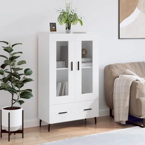vidaXL Dulap înalt, alb, 69,5x31x115 cm, lemn prelucrat