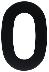 Număr casă 0", RN.95L, negru"