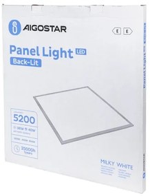 Panou LED încastrat Aigostar LED/40W/230V 3000K/4000K/6500K 60x60cm alb