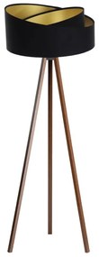 Lampă de podea GALAXY 1xE27/60W/230V negru/wenge