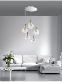 Lustra design modern 37cm Filo 5L NVL-1500202805