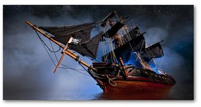 Tablou sticlă acrilică Corabie de pirati