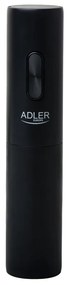 Tirbuson electric Adler AD 4509, 20-24 mm, Taietor de folii, Dop, Negru