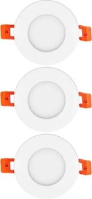 Osram - Set 3x spoturi LED încastrate SLIM, 4,5W, 230V