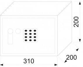 RS 20 EDK seif electronic