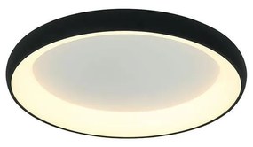 Plafonieră LED dimabilă LED/50W/230V d. 60 cm negru Zambelis 2048