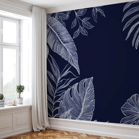 Fototapet - Linii de frunze tropicale (147x102 cm)