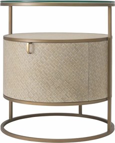 Noptiera/ Masuta laterala design LUX Napa Valley stejar albit 114776 HZ