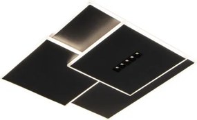 Plafonieră LED dimabilă LED/95W/230V 3000-6500K negru + telecomandă