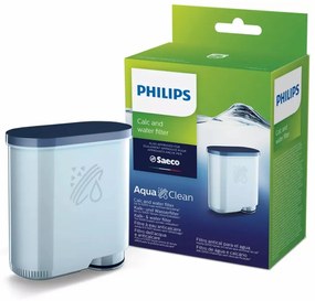Filtru de apa Philips Saeco AquaClean CA6903/10, Pana la 625 de pahare, Prelungeste durata de viata a canii, Indeparteaza calcarul în mod natural, Alb/albastru