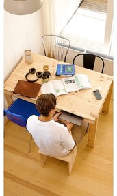 Masă de dining din lemn de pin 75x134 cm Tuck – Karup Design