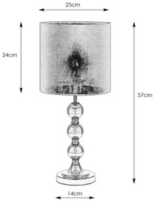 Lampă de masă OCTO 1xE27/40W/230V negru/auriu Markslöjd 108574