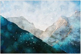 Tablou - Munte desenat (90x60 cm)