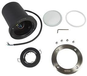 Set de 5 spoturi exterioare din oțel inoxidabil IP65 - Delux