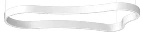 Lustra LED suspendata Waves-1 sp alba