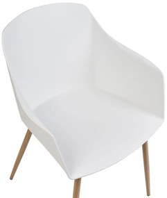 Set 2 buc scaune sufragerie Fonza (alb). 1080361