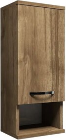 Dulap pentru baie, Mis Homs, nuc, 71 x 30 x 22 cm, PAL 18 mm