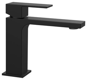 Baterie de lavoar Sapho CUBEMIX 15,3 cm negru mat