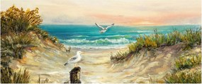 Tablou - Plaja cu nisip (120x50 cm)