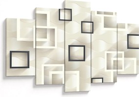 Tablou geometric abstract (150x105 cm)