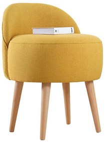 Fotoliu pentru copii NIKI, diametru 46 cm, galben