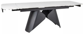 Masa extensibila Armando alb/negru L160-240xl90 cm