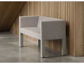 Bancă bej cu tapițerie din stofă bouclé Sitta – Blomus