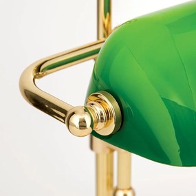 Veioza/Lampa de masa stil clasic HARVARD alama/verde
