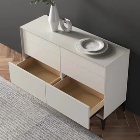 Comodă pentru dormitor alb în stilul minimalist DEPRIMO 31606 by Deprimo