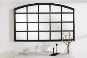 Oglinda decorativa design fereastra Paris 120cm negru