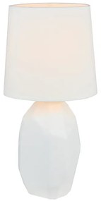 Lampă ceramică de masă, alb, QENNY TYP 1 AT15556