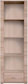 Biblioteca GRAND TIP 6, stejar sonoma, PAL laminat, 63x39x192 cm