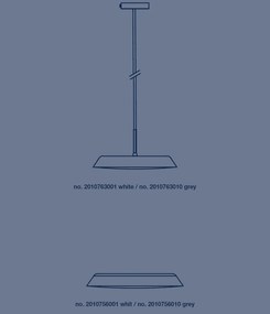 Lustra LED suspendata design modern minimalist Piso alb 2010763001 NL