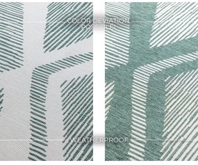 Covor de exterior verde/crem 120x170 cm Gemini – Elle Decoration