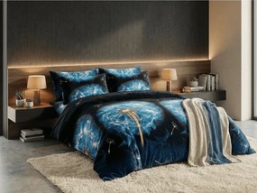 Lenjerie cocolino FLAEVOR albastra Dimensiune lenjerie de pat: 70 x 90 cm | 140 x 200 cm