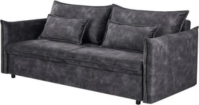 Canapea extensibila, Catifea Gri APARTMENT 215cm