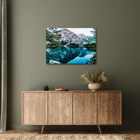 Tablou - Lac în Alpi (70x50 cm)