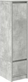 vidaXL Dulapuri gri beton 29,5x34x119,5 cm Lemn prelucrat