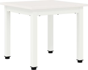 vidaXL Masă de cafea Alb 40 x 40 x 36 cm Lemn de pin masiv