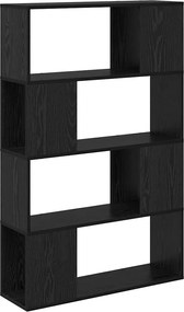 vidaXL Set comodă TV Pe perete Negru 80 x 24 x 125 cm Lemn compozit