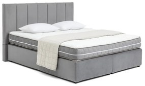 Pat boxspring gri 180x200 cm Olia Bold Line – Bonami Selection